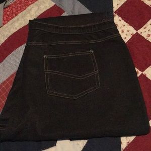 Intro jeggings in Black denim look